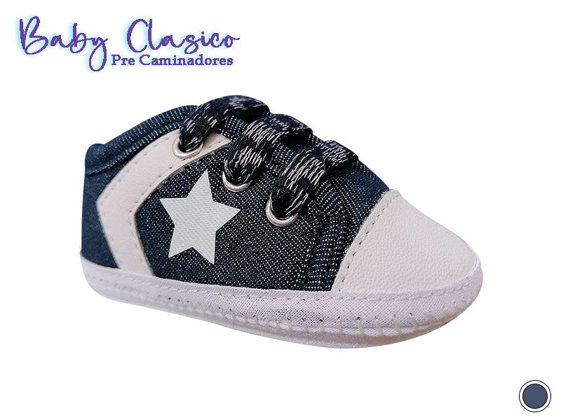 Zapatilla con estrella estampada Baby clásico