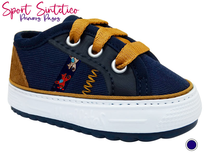 Zapatilla con cinta decorativa sport caucho