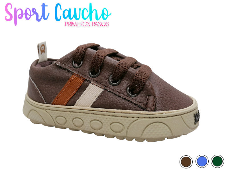 Zapatilla sport caucho